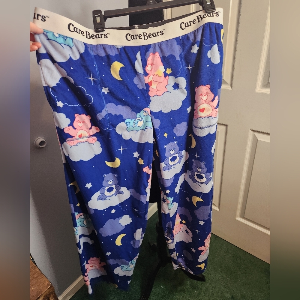 Care Bears Size X-Large(16-18) PJ Pants Velour Sleep Pants